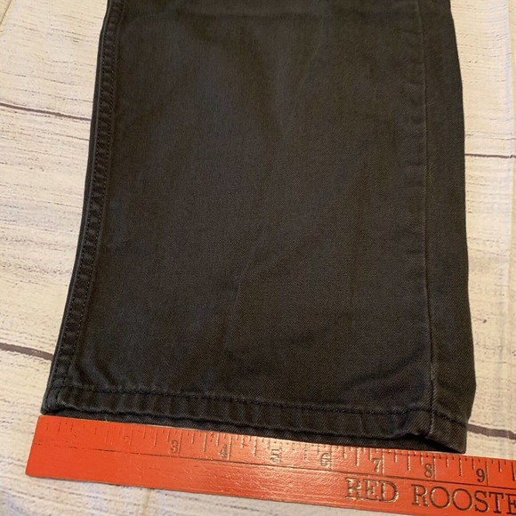 Levis 505 Regular Fit Denim Jeans Mens Size 40x32 Gray Cotton - Picture 6 of 10